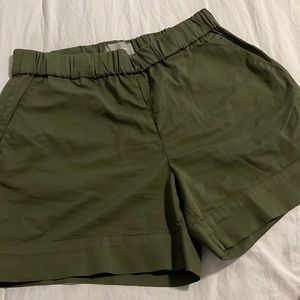 Everlane olive green shorts